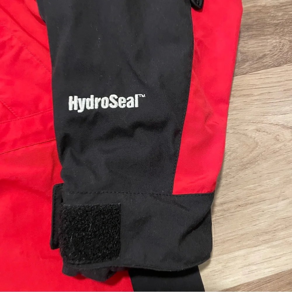 Vtg 90s The North Face Hydroseal Jacket Mens XL  Mountain Guide Red Black